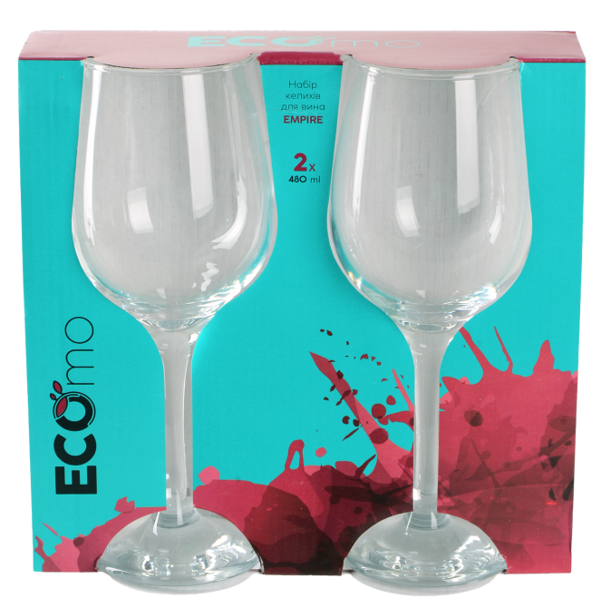 Набор бокалов ECOmo Empire, 2х480 мл (7161076) Киев - изображение 2