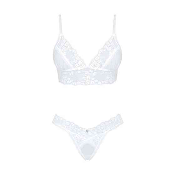 Еротичний комплект Obsessive Heavenlly 2-pcs set XS/S, бюстгальтер і танга Sex Aura Київ