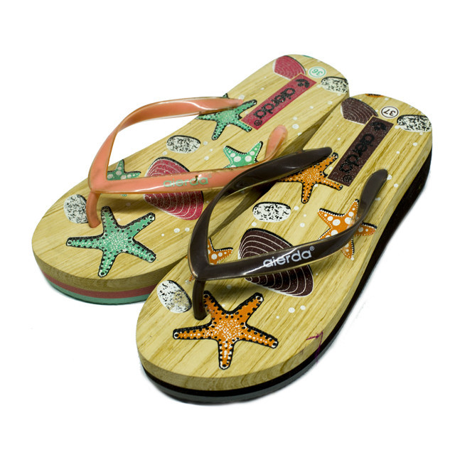 Вьетнамки купить платформа шлепанцы Морская звезда AIERDA (36,37,38,39,40,41) Персиковый W25061 Одесса - изображение 4