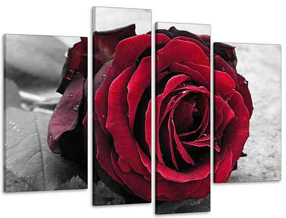 Модульная картина Роза Art-23_4 105x150 см Киев