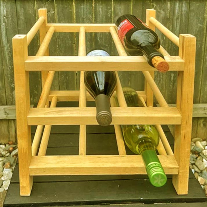 Настольная винная полка 