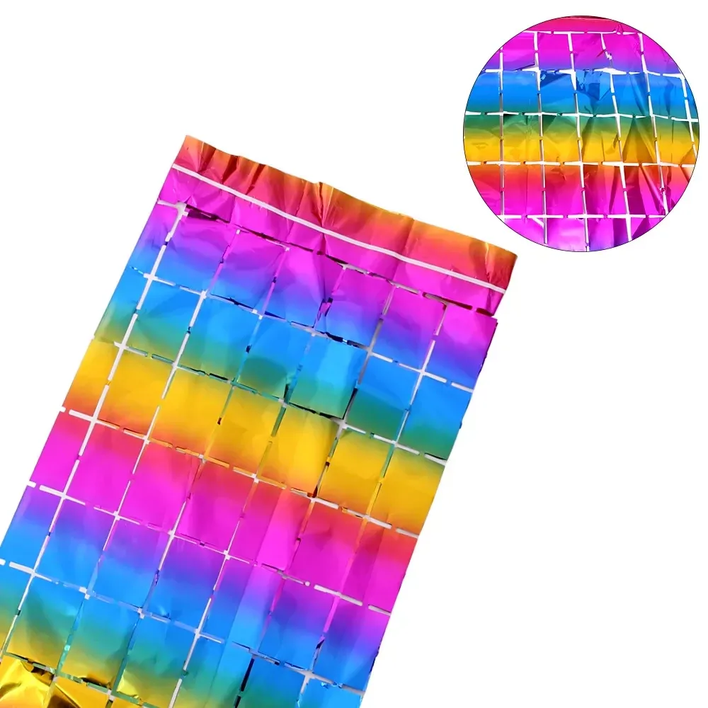 Дождик для фотозоны кубиками 2 м на 1 м разноцветный Киев - изображение 3