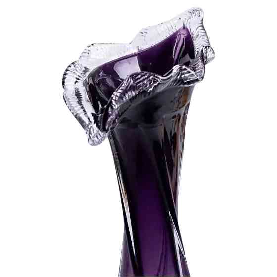 Yiwu Ваза для квітів 31.5 см декоративна ваза для букета 300 мл Фіолетова HP-9-7 Киев