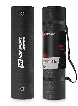 Коврик с отверстиями Hop-Sport TPE 0,8см HS-T008GM черный Киев