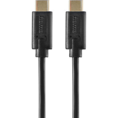 Дата кабель USB-C to USB-C 1.5m Black Hama (00086409) Винница - изображение 1