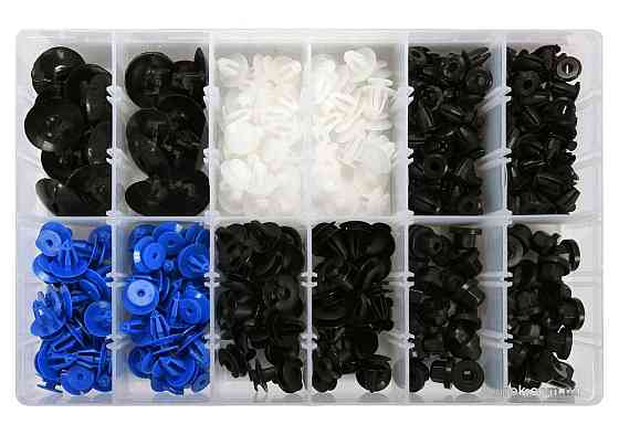 Шпинки для автосалоної обшивки OPEL YATO, різні, 6 типорозмірів, 300 шт. [20] Одеса