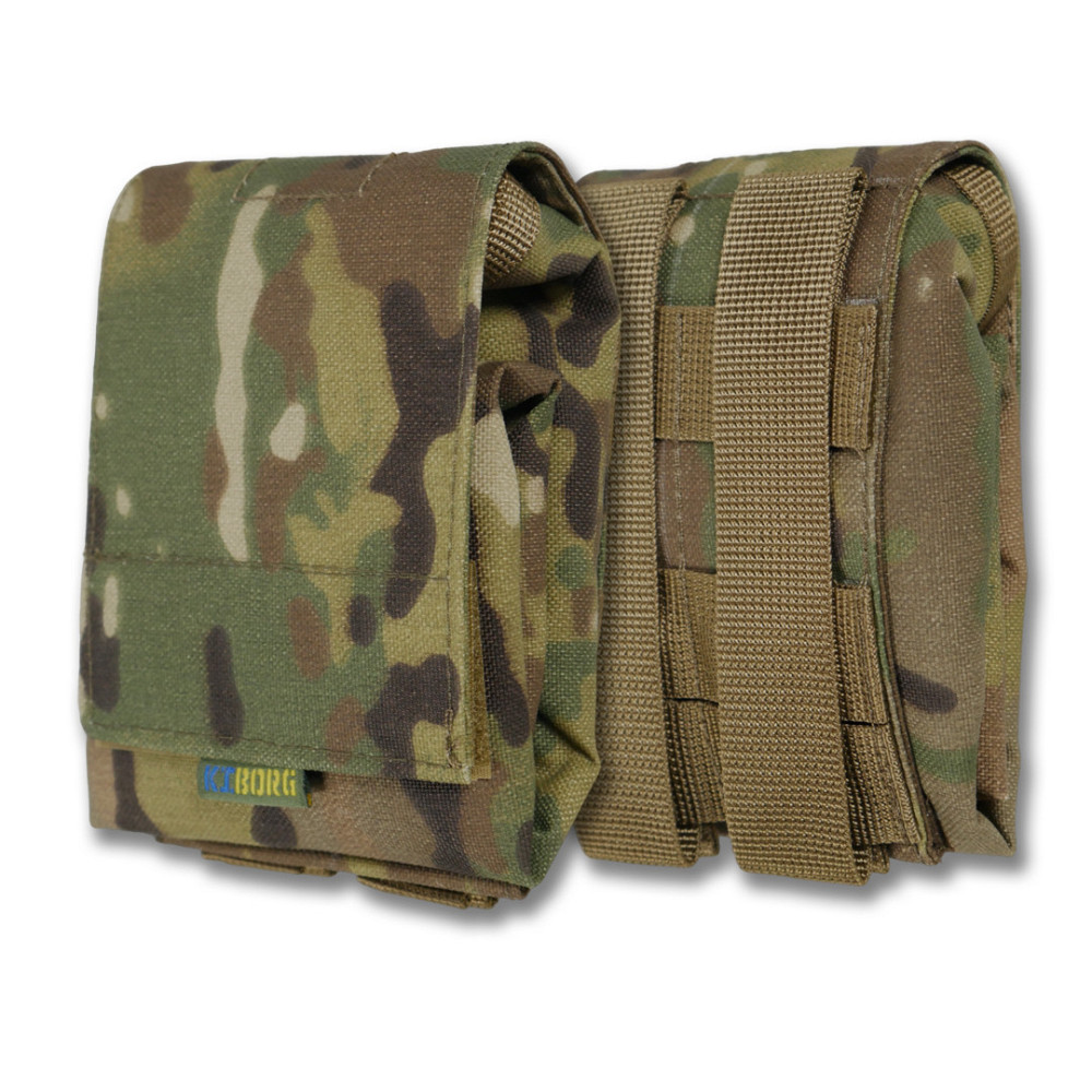 Тактический подсумок для сброса магазинов KIBORG GU Mag Reset Pouch Multicam. Сумка сброса магазинов мультикам Киев - изображение 2