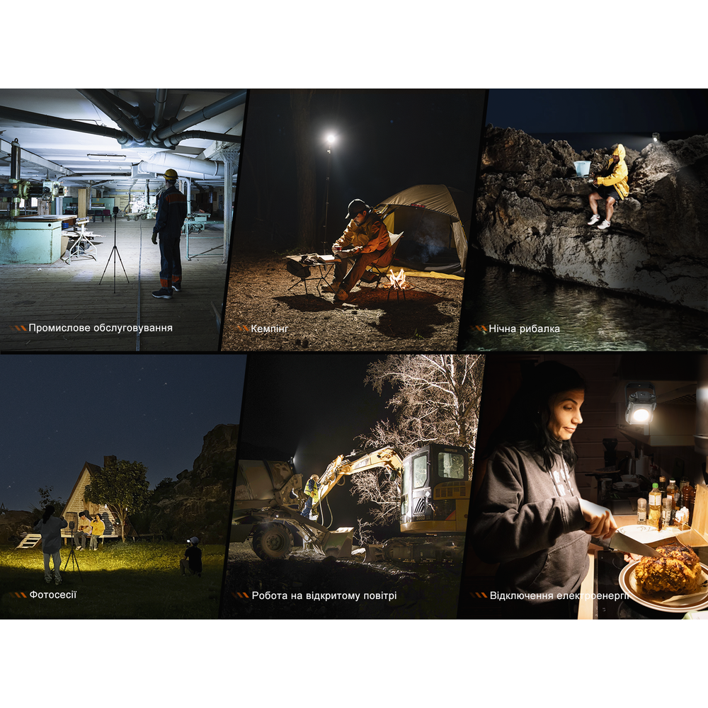 Ліхтар прожектор Fenix CL27R зелений Київ - фото 19