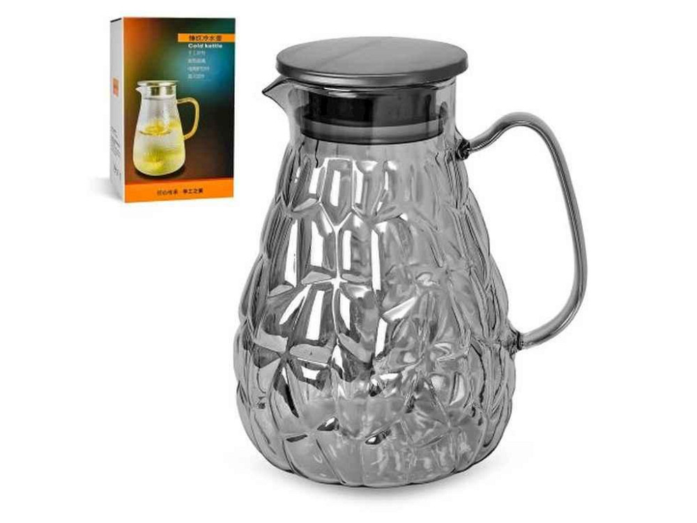 Графін 1,8л з кришкою скляний R92769-S ТМ STENSON Київ - фото 1