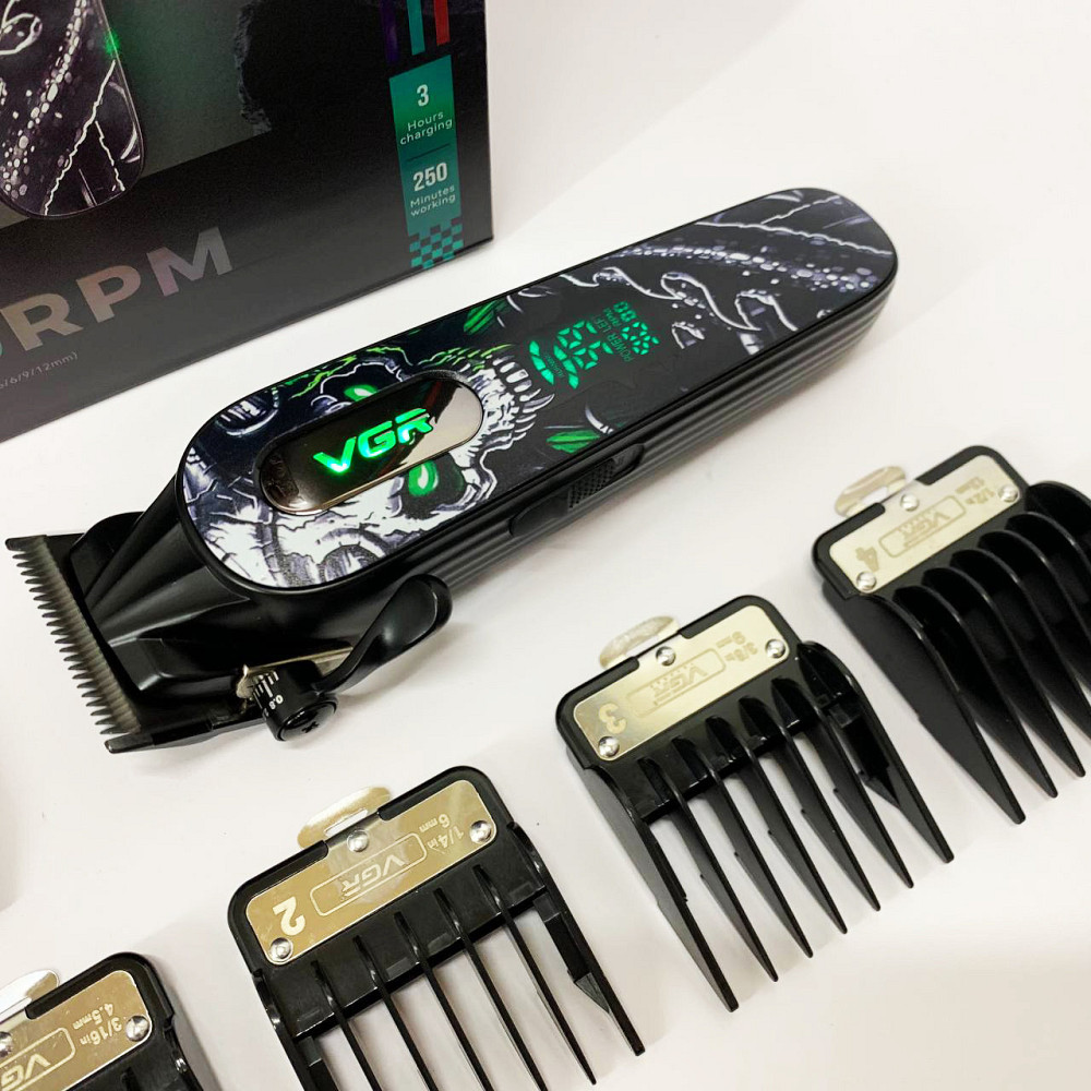 Бездротові машинки для стрижки, Тример для бороди від батарейок, професійна, Підстригальна машинка IF-49 Київ - фото 6