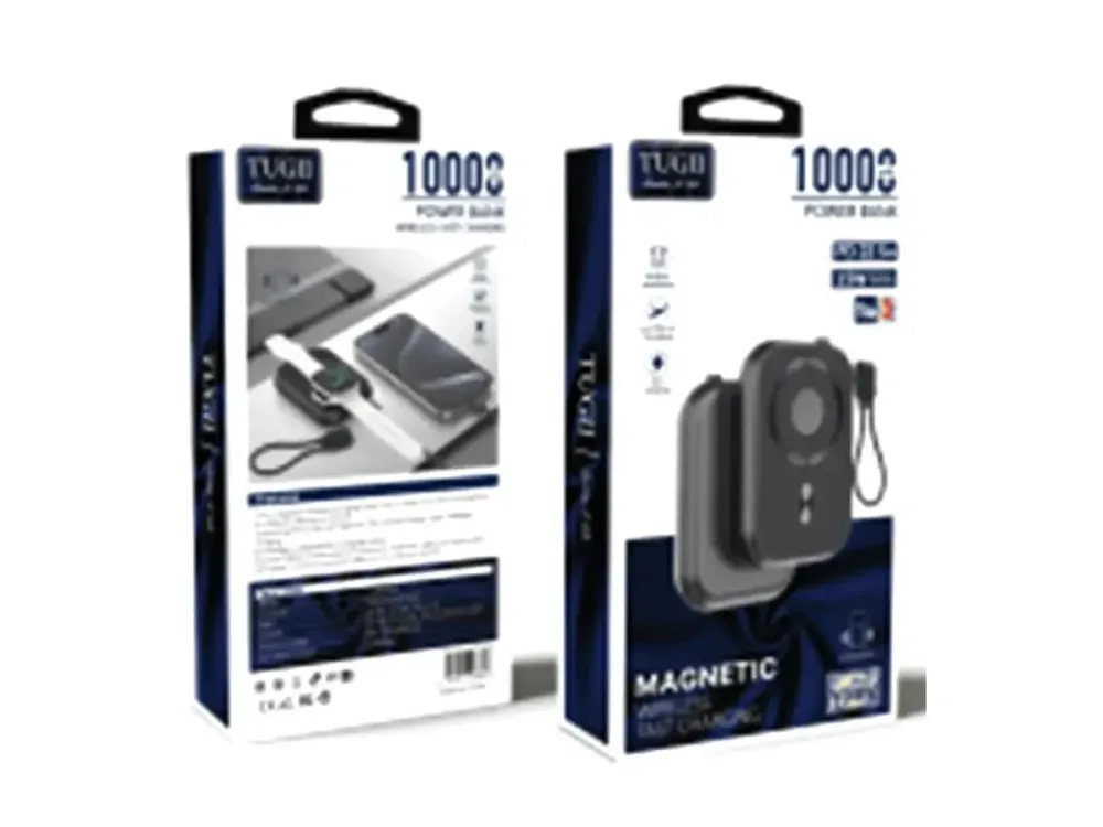 Power Bank TUGII Y04W 10000 мАг, 38Вт·год, PD 20Вт, QC 22.5Вт, MagSafe, 3 в 1 Одеса - фото 1