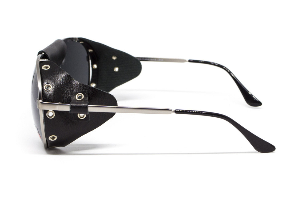 Окуляри захисні Global Vision Aviator-3 (gray), сірі зі з'ємним ущільнювачем із синтетичної "шкіри" Запорожье - изображение 9
