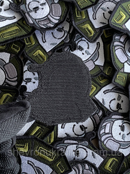 Шеврон ТАНКИСТ (Форма контурная. На липучке) Размер 8x8.5см Киев - изображение 7