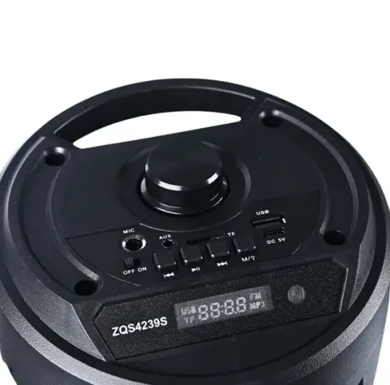 Мини Bluetooth колонка ZQS4239S с микрофоном и пультом ДУ, USB/TF/FM, LED подсветка Одесса