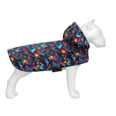 Дождевик для животных WAUDOG Clothes Накидка с капюшоном Бесконечные миры S (356-4058) Винница