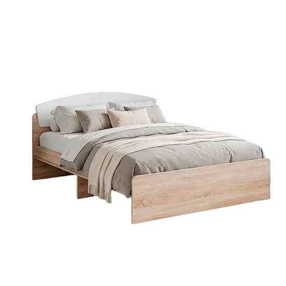 Кровать двуспальная Эверест Астория (без ящиков) 160х200 см Дуб сонома/Белый (DTM-073877) Львов