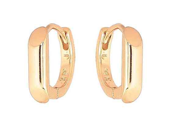 Сережки кільця позолота 18K «Декоративні» 288870 ТМ XUPING Київ