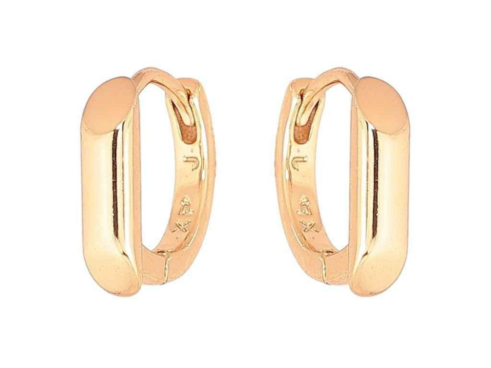 Сережки кільця позолота 18K «Декоративні» 288870 ТМ XUPING Київ - фото 1