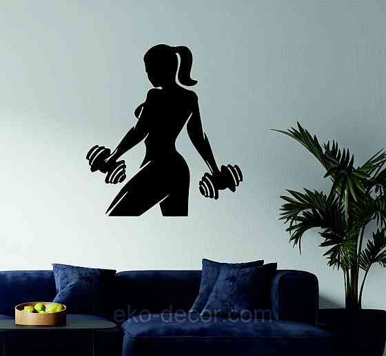 Декоративне настінне 3D Панно «Бодібілдінг» Декор на стіну з об'ємом Київ