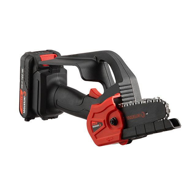 Міні-пилка акумуляторна INTERTOOL WT-9109 20 В, шина 10 см, 4 м/с, Li-ion, 2,0 Ач, ЗП 2А, STORM - пила на акумуляторі Львів - фото 7