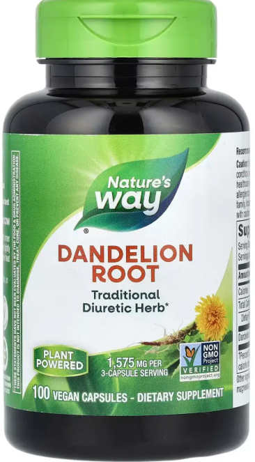 Корінь кульбаби Nature's Way Dandelion 1575 мг 100 вег капс Київ - фото 1