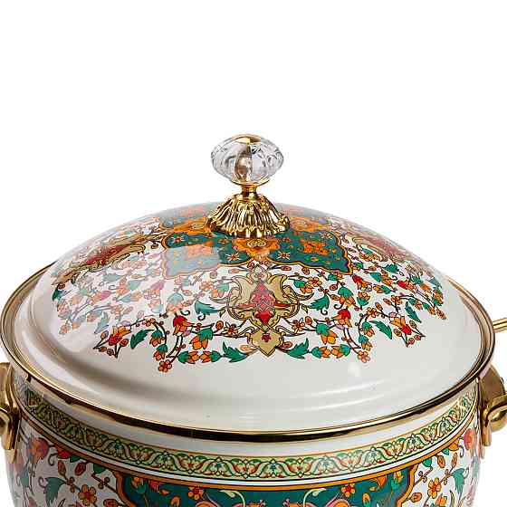 Емальована каструля об'ємом 5 літрів для газових та електричних плит HP-2-116 Коломия