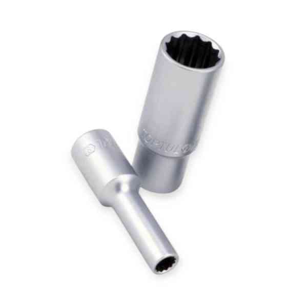 Головка торцевая двенадцатигранная удлиненная 1/2 13мм CrV Мукачево