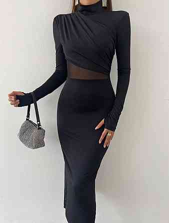 Женское романтическое элегантное меди платье с микродайвингом. 46/48 Одесса