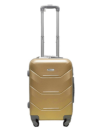 Чемодан пластиковый MILANO BAG 147 малый 55 см шампань Киев - изображение 1