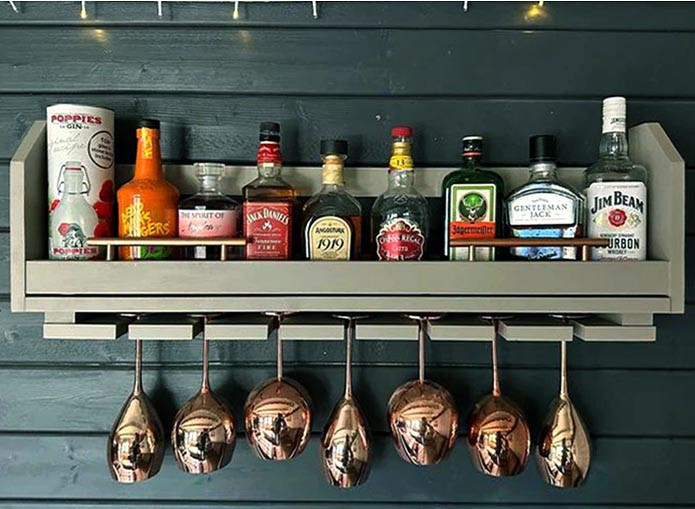 Настінна винна полиця "Горолі" маренго Миколаїв - фото 1