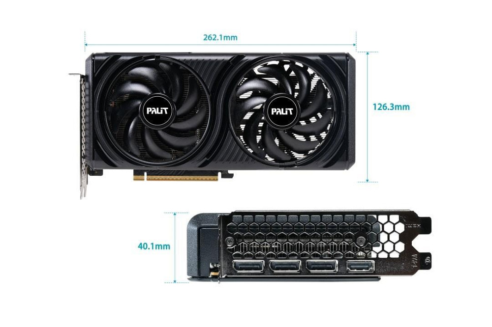 Відеокарта GF RTX 5060 8 GB GDDR7 Infinity 2 OC Palit (NE75060V19P1-GB2063L) ( 15629 ) Харьков - изображение 2