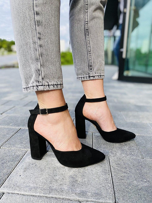 Wright Босоніжки жіночі WRIGHT 9535 чорні (літо, замша натуральна) (4506) Коломыя - изображение 9