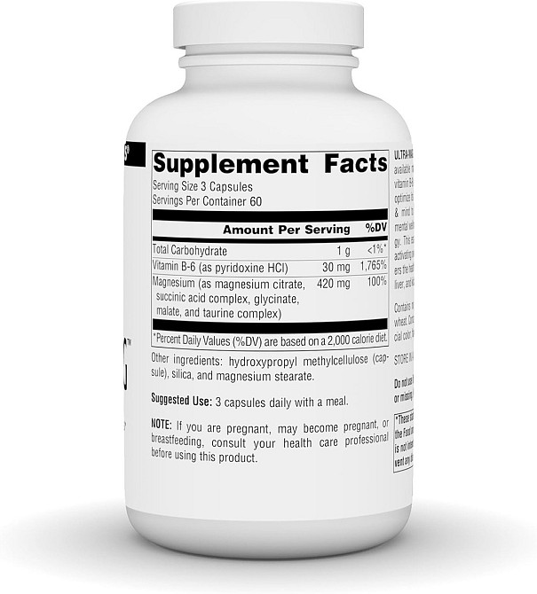 Ультрамаг магний Source Naturals Ultra-Mag 180 капс Киев - изображение 2