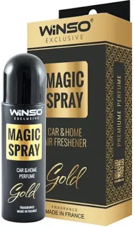Ароматизатор воздуха WINSO Magic Spray GOLD 30 мл – Теплый, насыщенный аромат премиум-класса Ковель