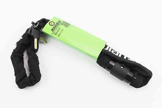 Замок протиугінний ланцюговий 1000х6мм під ключ, чорний 605 Київ