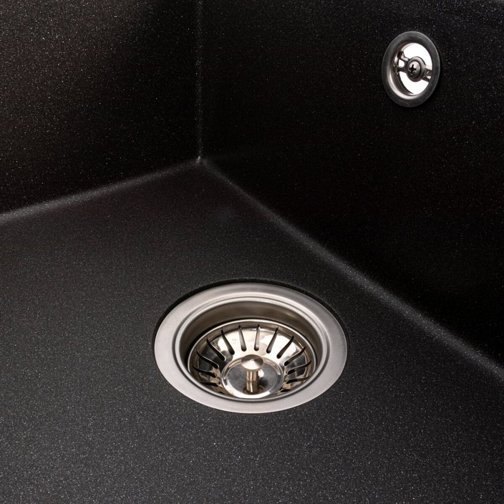 Кухонна мийка гранітна VALESO 6550 CRIPTA (моріон) Коломыя - изображение 5