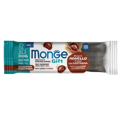 Лакомство для собак Monge Gift Dog Sensitive digestion ягненок с каштанами 40 г (8009470085519) Винница - изображение 1