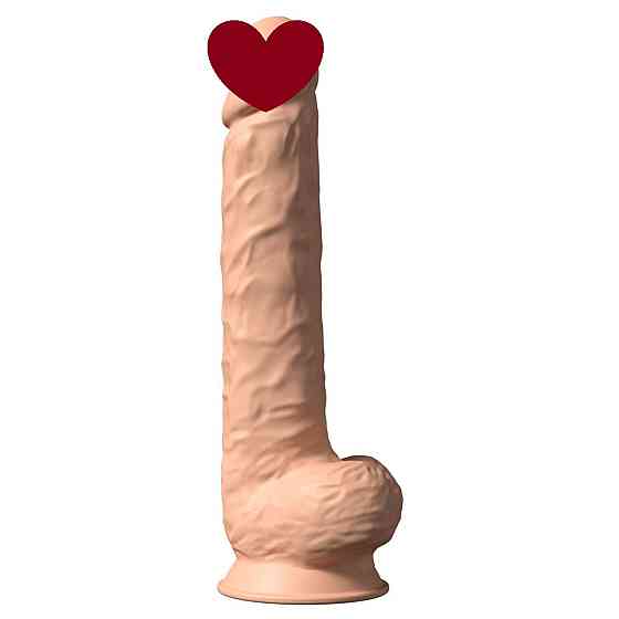 Фалоімітатор SilexD Kingston Flesh (MODEL 15in), двошаровий, силікон+Silexpan, діаметр 7 см Sex Aura Київ