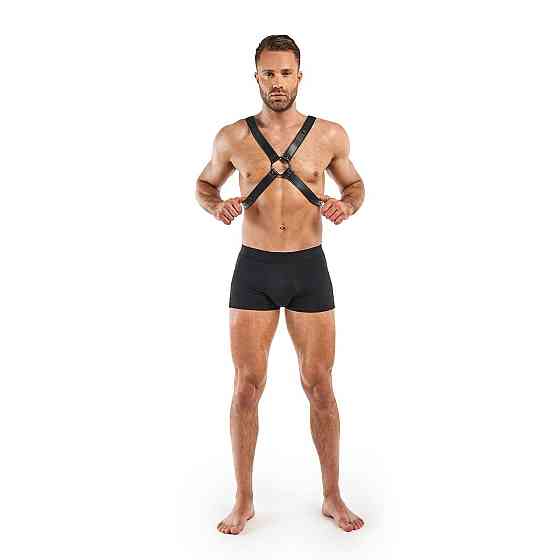 Портупея Bedroom Fantasies: Lionel Bondage Harness, чорна Sex Aura Київ