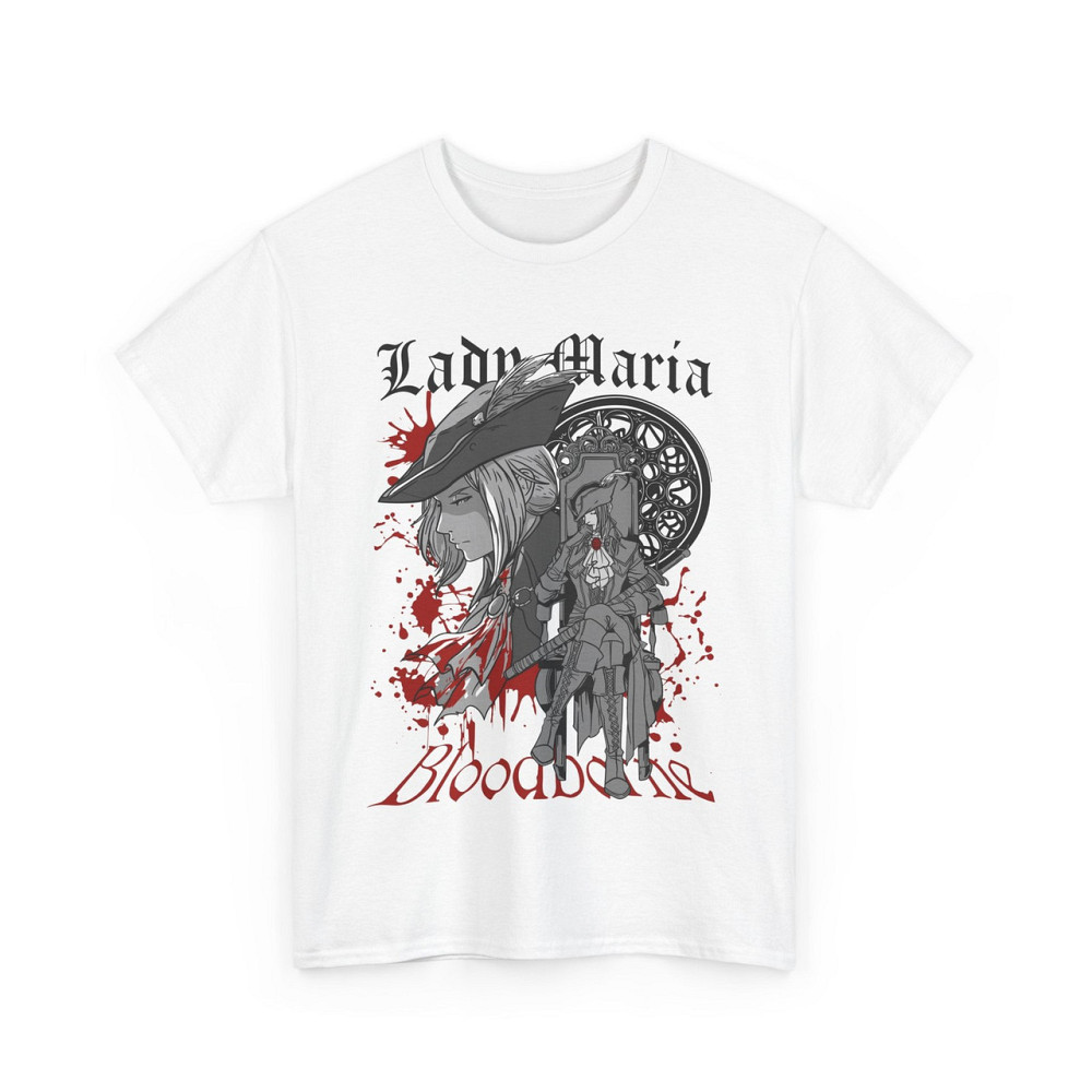 Футболка для хлопчика з аніме принтом Ладй Маріа Блоодборне Хунтерс оверсайз (зріст від 165 до 180) Чорний AnimeJ0148m Дніпро - фото 8