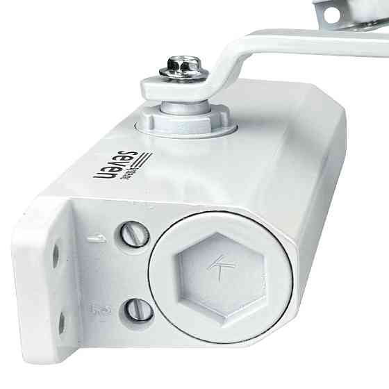 Дотягувач дверей від 45 до 75 кг SEVEN DC-7743 white Київ