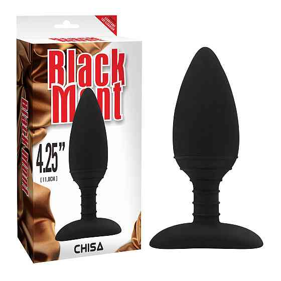 Анальная пробка с вибрацией Chisa Black Mont Anal Libido, черная Sex Aura Киев