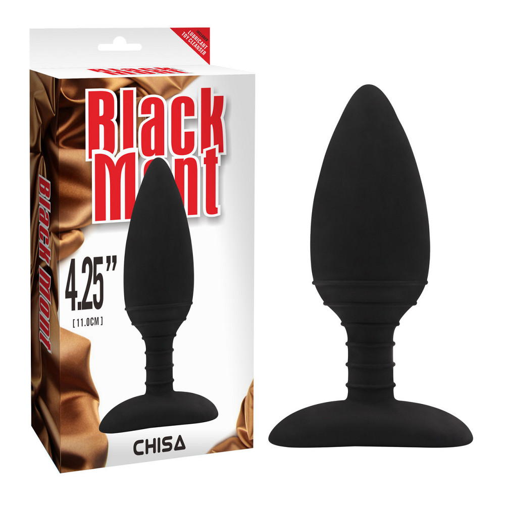 Анальная пробка с вибрацией Chisa Black Mont Anal Libido, черная Sex Aura Киев - изображение 1