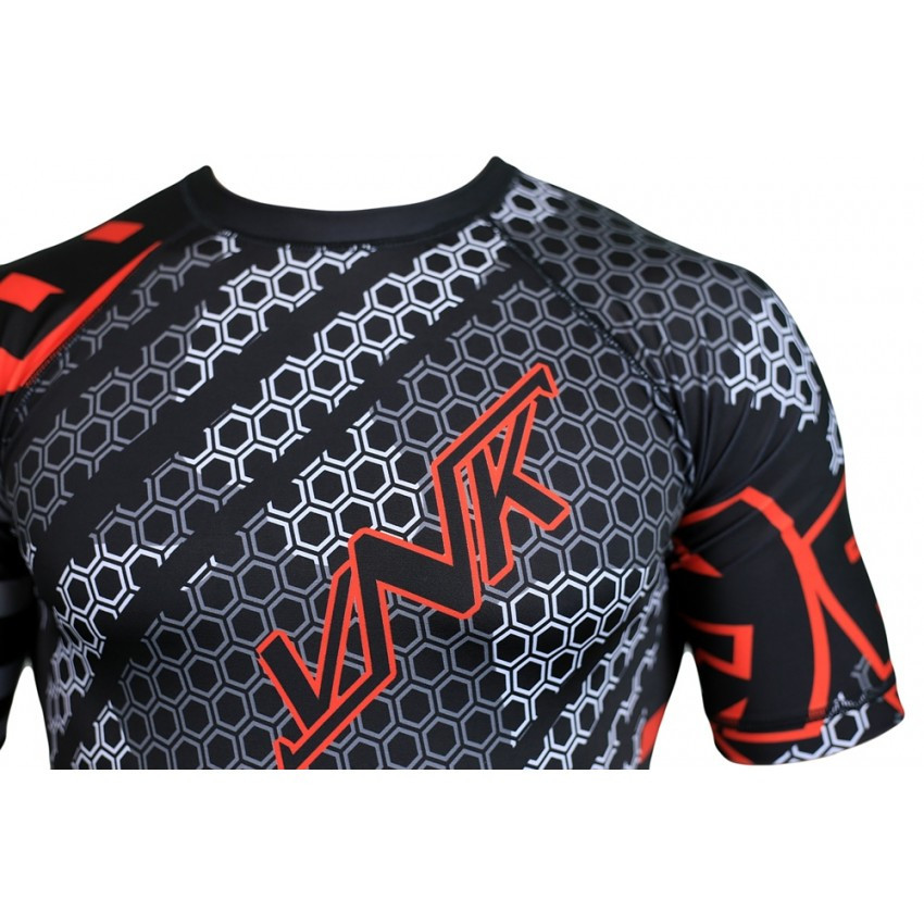 Рашгард спортивный мужской для тренировок единоборств кроссфита, Рашгард с коротким рукавом VNK РАЗМЕР XL Київ - фото 6