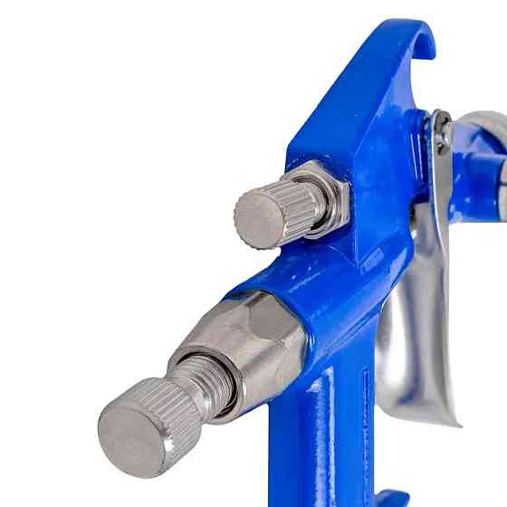 Краскораспылитель мини с боковым метал. бачком (125мл, 0.8мм, 2.0bar, 85-140 л/мин, присоед. резьба 1/4