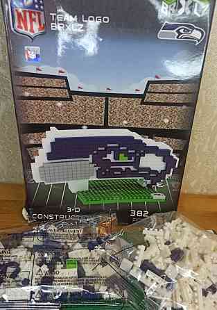 3D-конструктор Логотип футбольної команди NFL Seattle Seahawks BRXLZ,. Харків