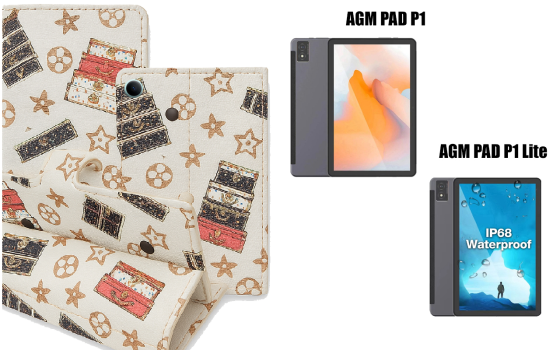 Книга-трансформер для планшета Agm Pad P1, Agm Pad P1 Lite, цвет Black Lyi White Киев