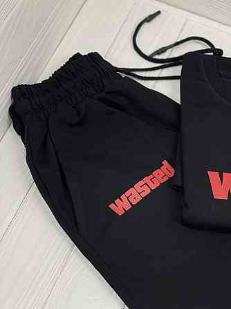 Костюм комплект Oversize літній Unisex  - WASTED (шорти + футболка) Чернівці