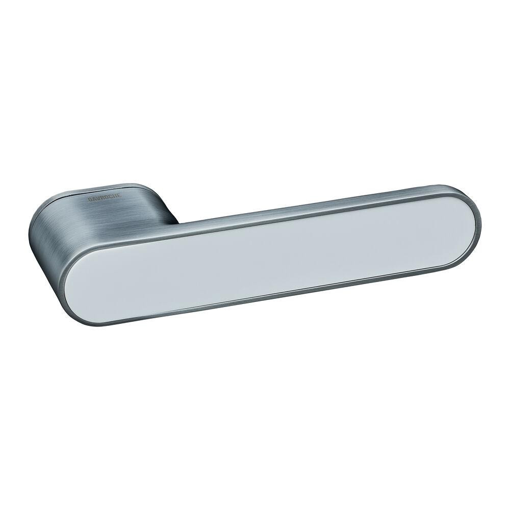 Ручки з магнітним механізмом Gavroche GRclick MSC/W сатинове срібло з білою вставкою Київ - фото 2