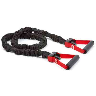 Эспандер Adidas Power Tube ADTB-10603 чорний, червоний 122 см (885652000284) Винница